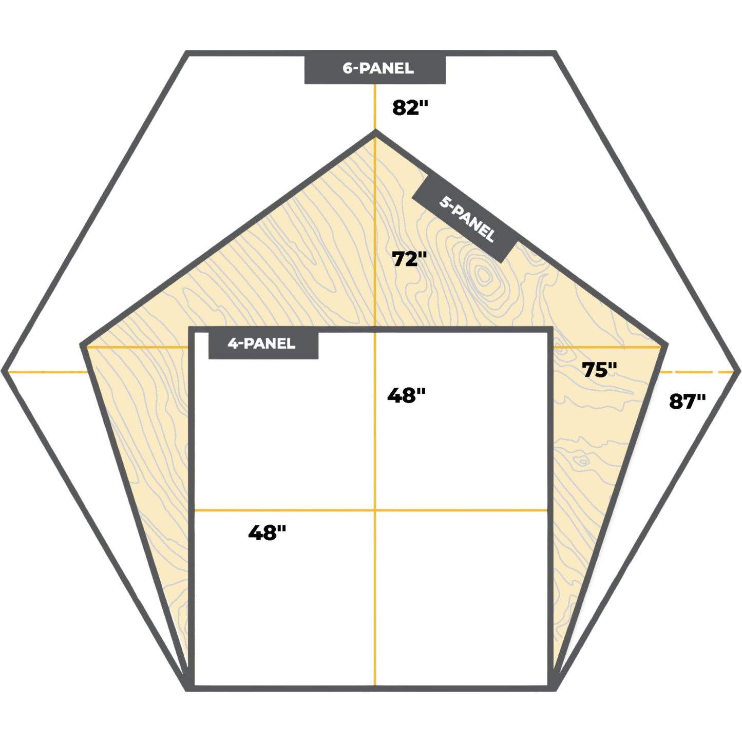 Booner 5-Panel Dagger HW Deer Hunting Blind 75 in. x 72 in.