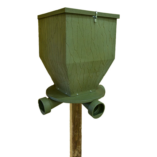 Banks Outdoors Feedbank Deer & Game Hunting Feeder Gravity Fed 300 Lb Capacity