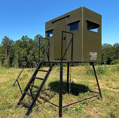 Dillon Manufacturing 4'x6' Classic Deer Blind With Door on 6' Side