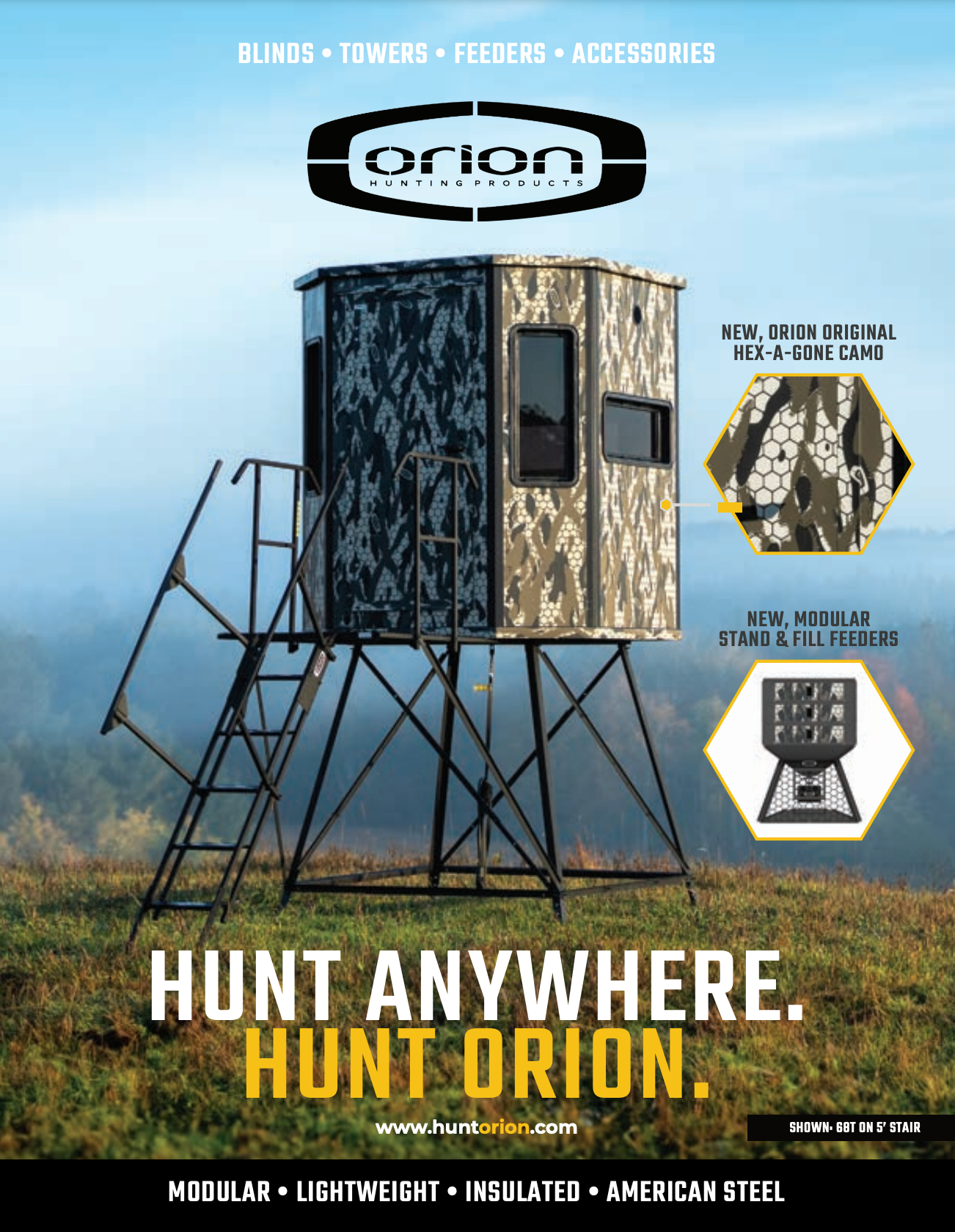 Orion Hunting - 6x6 Premium Deer Hunting Blind