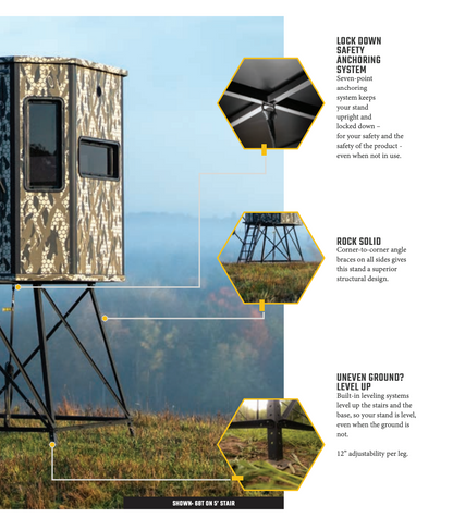 Orion Hunting - 6x6 Premium Deer Hunting Blind