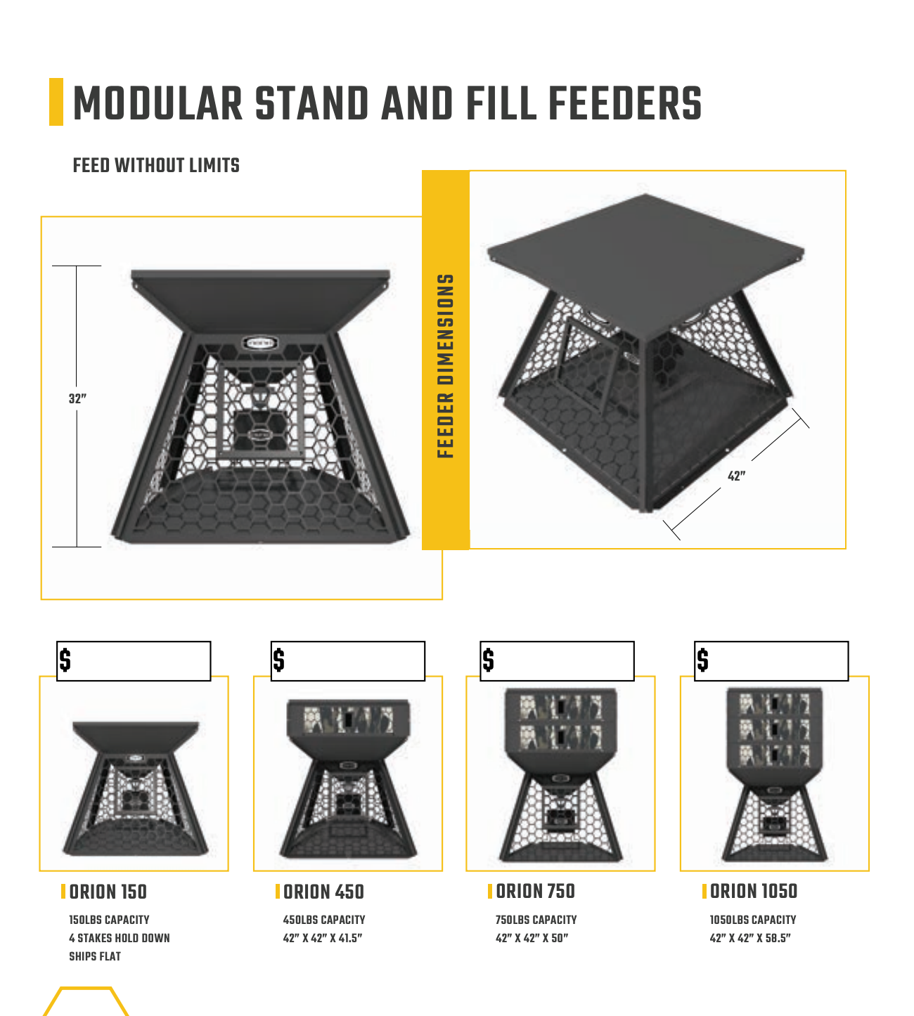 Orion Hunting - 5x5 Premium Archery/Bow Hunting Blind - Vertical Windows