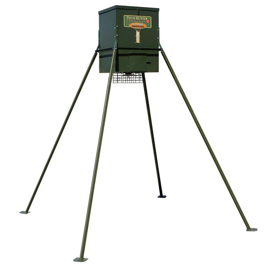 Texas Hunter 300 lb. Trophy Deer Corn Feeder with 8 Foot Legs