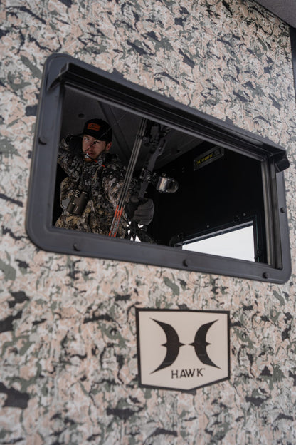 Hawk 'The Compound' Insulated Hunting Blind with 10' Elite Tower