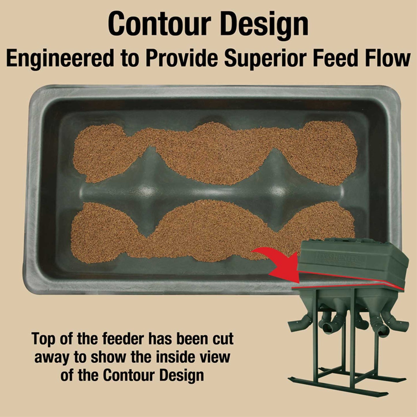 XPF2000F: Texas Hunter 2,000 lb. Xtreme Deer Fawn and Doe Protein Feeder