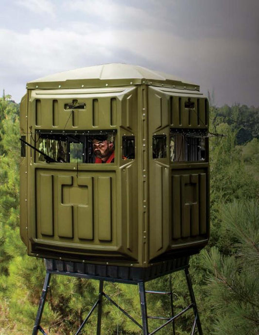 Advantage Hunting - 2 Person Hunting Blind w/ 10' Steel Tower Included