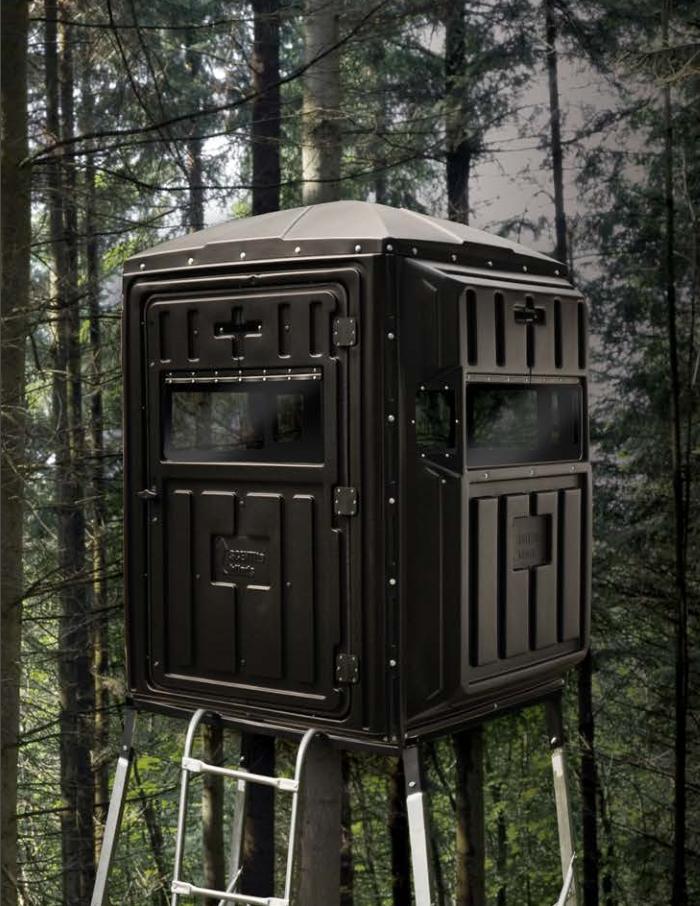 Advantage Hunting - Whitetail 2-Person Blind w/10' Galvanized Tower ...