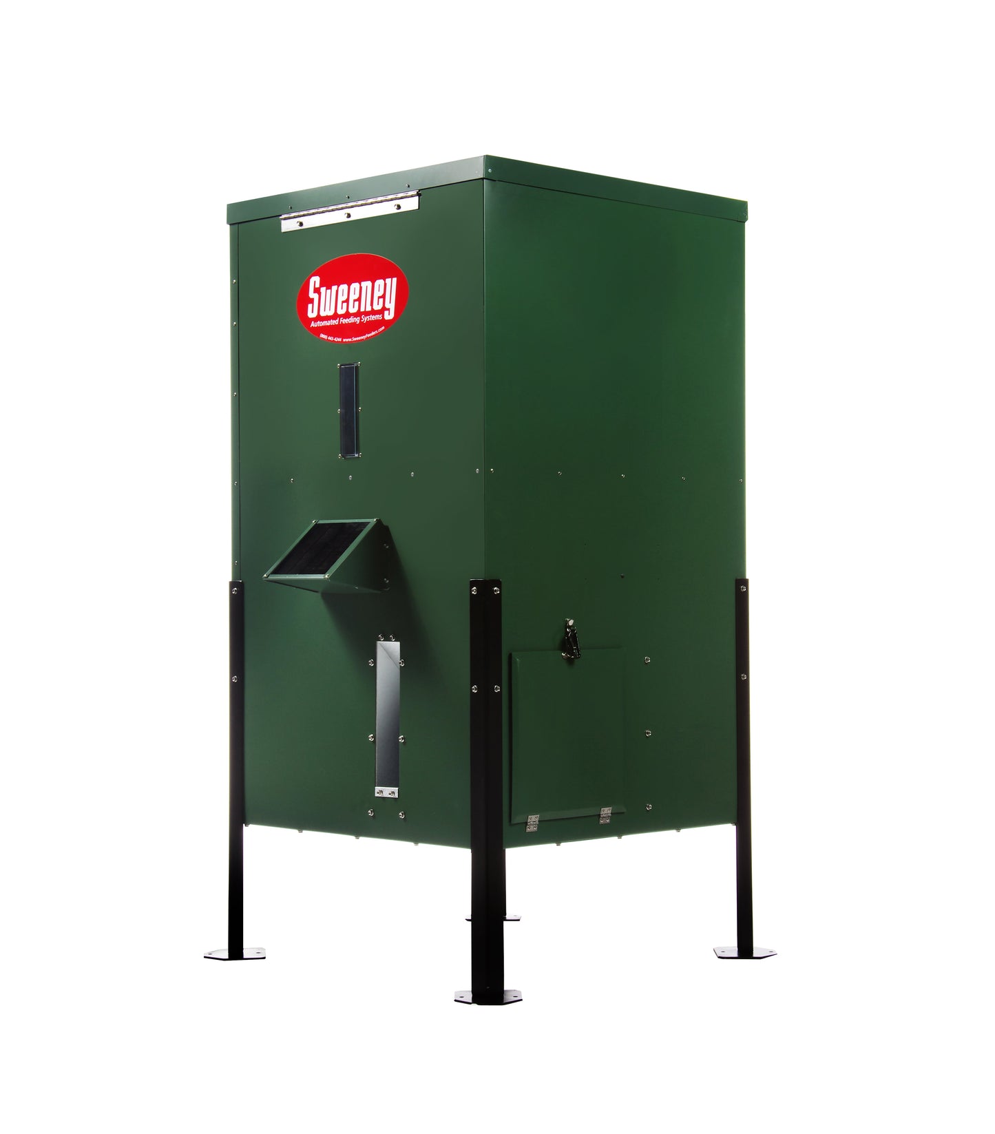 Sweeney Feeders Directional Fish Feeder - 425 lb. Capacity - Green - Dock Legs