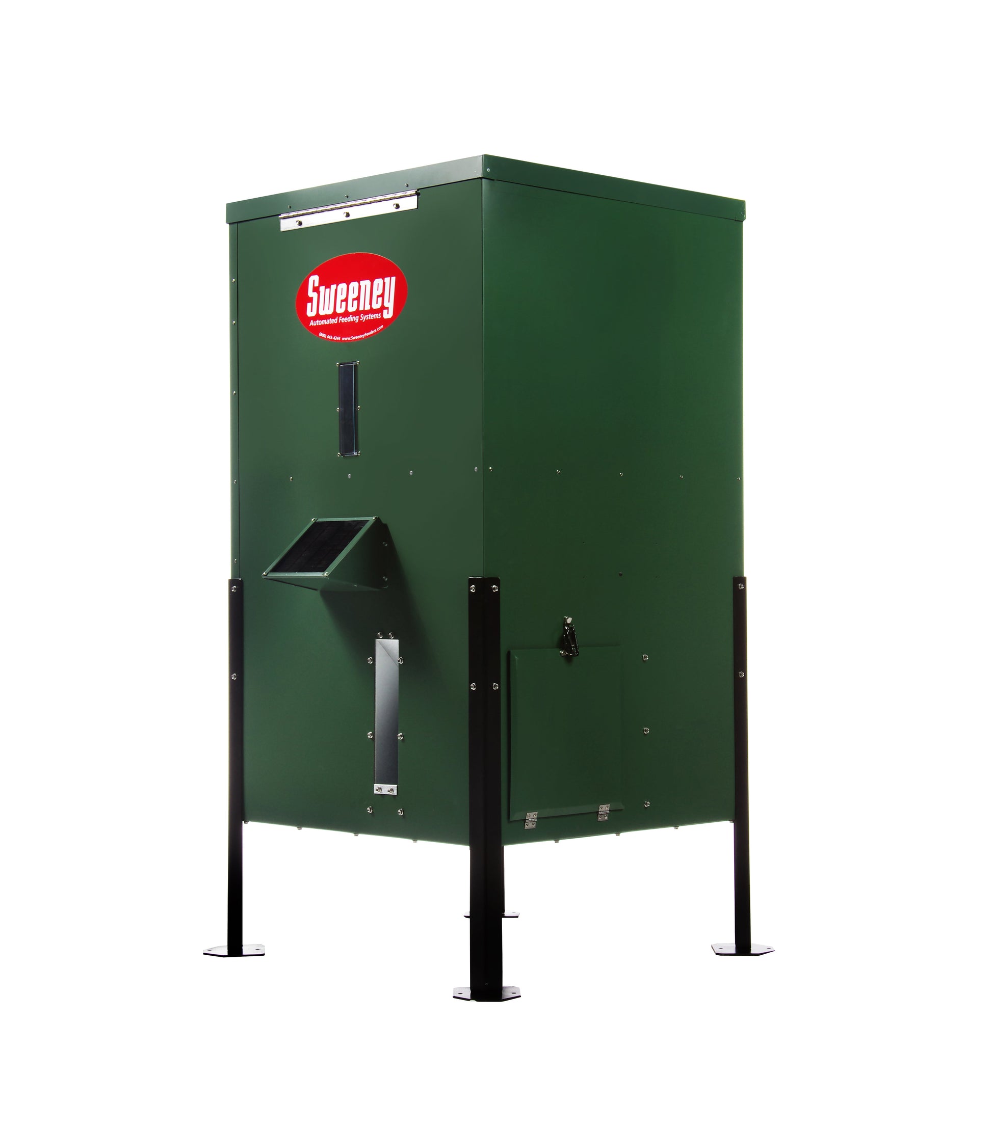 Sweeney Feeders Directional Fish Feeder - 425 lb. Capacity - Green - Dock Legs