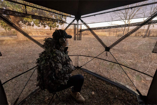 Rhino Blinds - Rhino 180 - See Thru Hunting Blind - Real Tree Edge