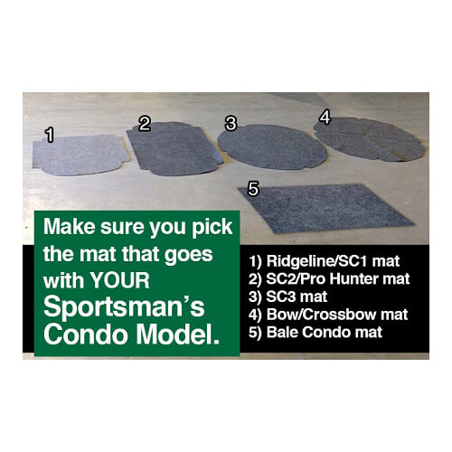 Mat for the SC3, SC4, Bale, Bow and Crossbow blinds by Sportsman's Condo