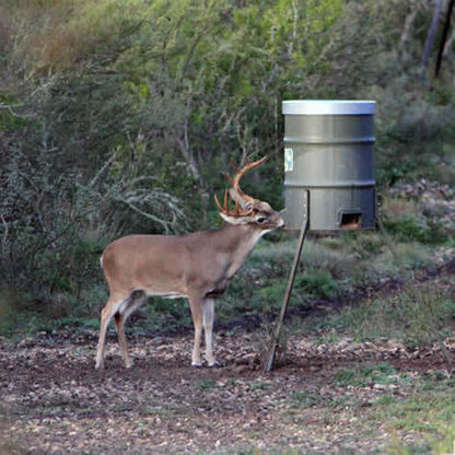PF300: Texas Hunter 300 lb. Protein Barrel Deer Feeder