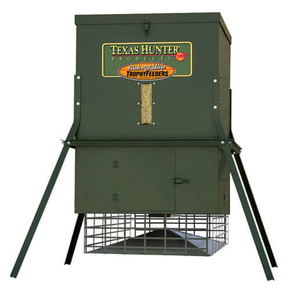 TF300HB: Texas Hunter 300 lb. Trophy Deer Corn Feeder with Hanging Bracket