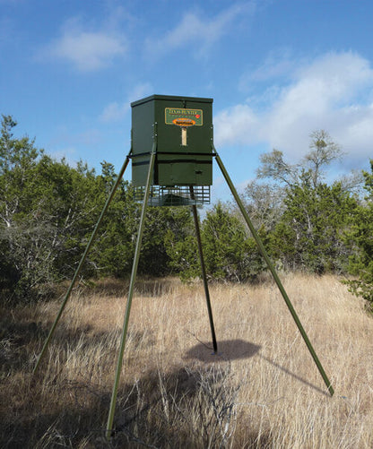 TF300L8: Texas Hunter 300 lb. Trophy Deer Corn Feeder with 8 Foot Legs