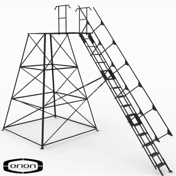 Orion Blinds 15' Hunting blind stand with stair