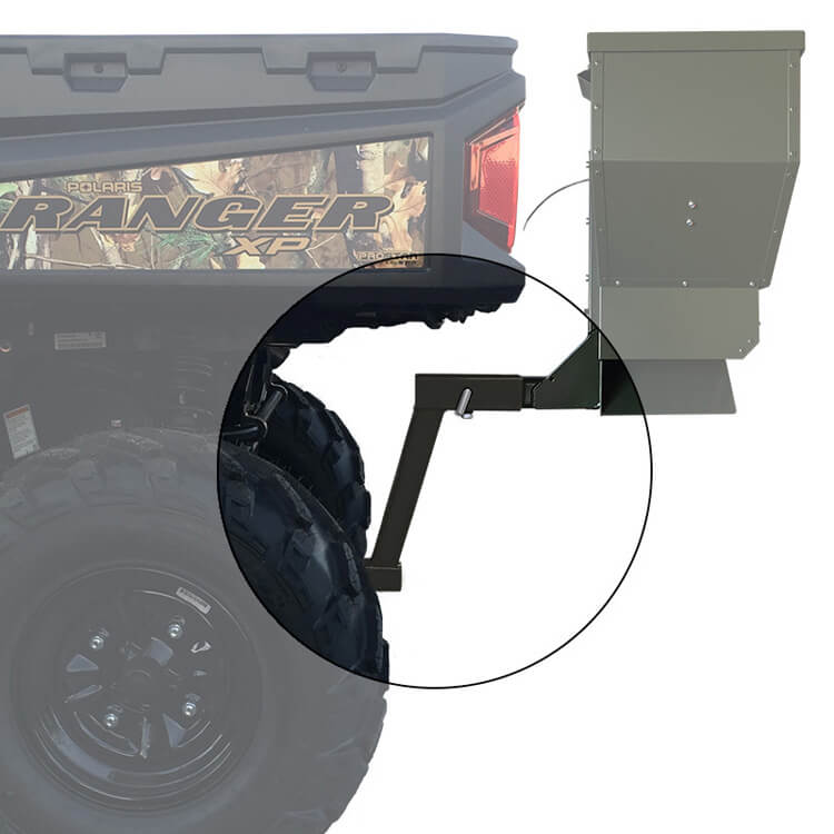 Deer Corn Road Feeder Receiver Extension Bracket