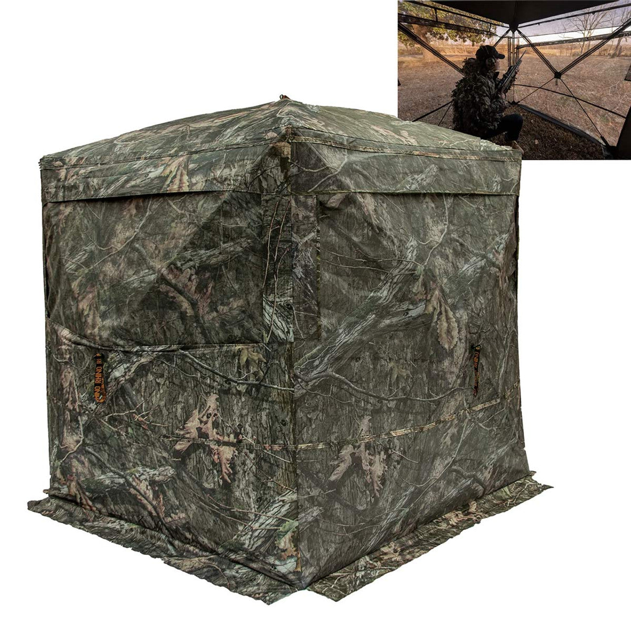 Rhino Blinds - Rhino 180 - See Thru Hunting Blind - M.O.B.U. Country