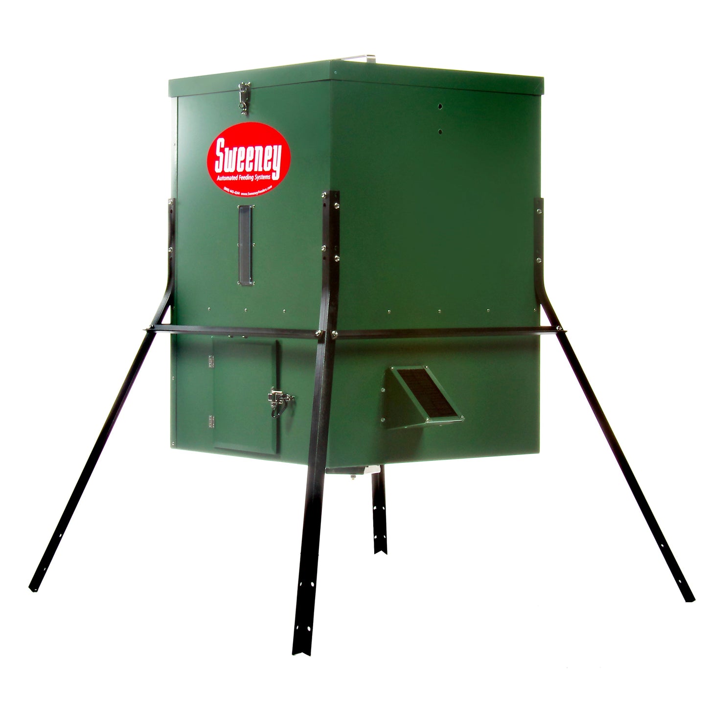 Sweeney Feeders - Wildlife & Deer Scatter Feeder - 300lb Capacity - Green